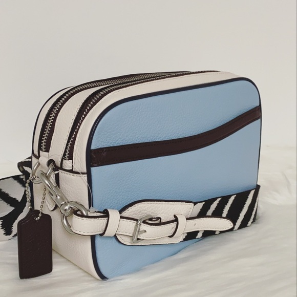 New💃Coach Jes Crossbody In Colorblock With Stripe - Picture 2 of 10